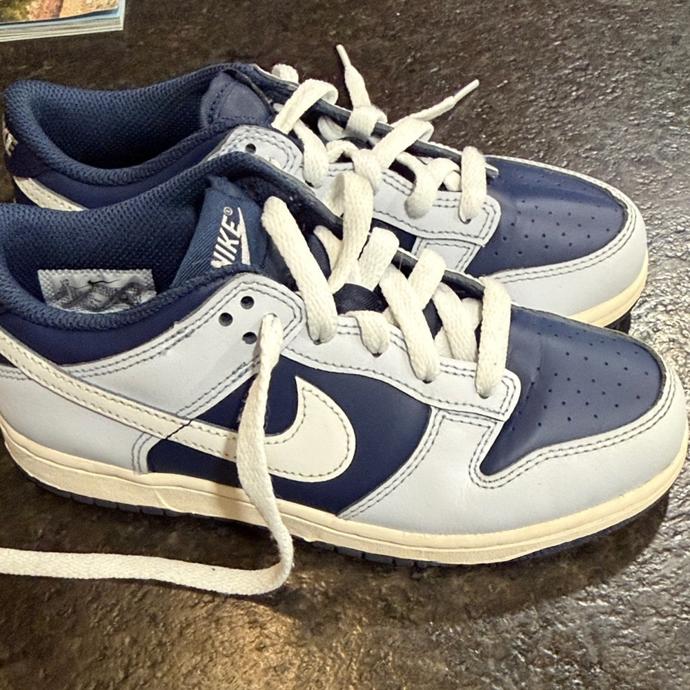 Nike Kids Sneakers - Navy and White